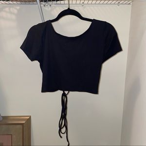 Black Crop Top